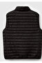Men's Black Polyester Padded Regular Fit Vest - 4