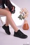 Orthobetic Sole Faux Leather Rubber Laced Women's Four Seasons Daily Ballerina Shoes - 4
