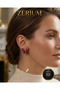 Women's Steel Butterfly Earrings with Acrylic Effect 3D Butterfly Series Gold Color - 7