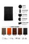 Men's Genuine Leather Black Wallet and Card Holder - 3