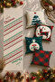 New Year's Themed Double-sided Printed 4-Piece Pillowcase with Throw Pillow Case and American Service Runner Set