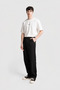 Men's Relaxed Fit Plied Draped Lycra Fabric Pants