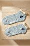 Children's Polka Dot Step Socks Blue - 3