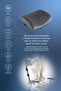 Visco Orthopedic Lumbar Support Pillow, Office, Car, Chair, Seat, Back Pillow Cushion, 38X33X12 cm - 5