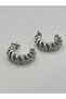 Lunessa Curve Xuping Women's Steel Dangle Earrings Tarnish Resistant Silver Color | - 3