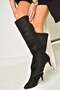 N 749204002   Black Suede Low Heeled Women's Boots