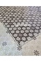 Meiwa Transparent Coating Processing Lace-Like Motif Daisy Star Pvc Thick Luxury Oilcloth Tablecloth - 3