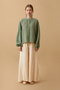 Judge Collar Muslin Shirt Dark Mint - 2