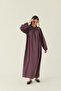 Lace Piece Tensel Dress Plum - 4