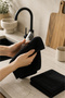 (3 Pieces) Diamond Series Special Black Color Microfiber General Cleaning Cloth 40*40 Cm - 5