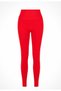 Women's Seamless Push up Sports Leggings High Waist - Red - 7