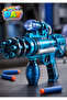 Blaster Foam Dart Gun - Light-Up LED Toy Gun with Spinning Barrel - 2