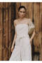 Denim Jumpsuit with Belt - 8