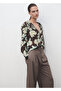 V-Neck Tie Detailed Blouse - 7