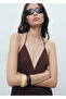 V-neck cotton dress - 6