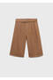 Belted Denim Bermuda Jort - 3