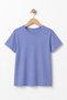 Lilac Short Sleeve Kids T-Shirt - Cotton Combed Cotton Anti-Sweat Premium Lilac Kids T-Shirt