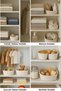 Glow Cotton Thread Organizer Set Ecru 28X22X10 - 26X20X - 4