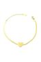 Heart bracelet - gold