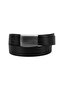 Rohan Black Men's Classic Leather Belt