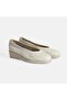 Women's White Perforated Desacomfort Casual Shoes