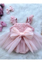 Bella Rose Detailed Holiday Special Day Baby Girl Romper - 4