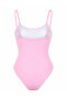 Pink Swimsuit with Rhinestone Stones - 4