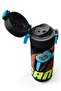 Kids Gray Orange Gamer Patterned Steel Thermos with Straw and Direct Drinking 500 ml 31947 - 4