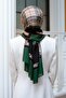 100% Pure Silk Shawl Thin Satin Voile Woven Fresh 90X210 Shawl - 6