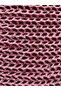 Seamless Hand Knitted Pink Colorful Sequined Summer Flexible Bandana with Flat Front - 6