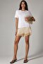 High Waist Lace Detailed Satin Shorts - 2