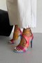 Naola Buckled Detail Colorful 10 cm Women's Classic Heeled Shoes - 5