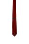 Burgundy Plain Classic Micro Tie - 6