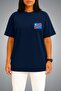 Oversize Democratic Republic of Congo Flag Pocket Printed Unisex T-Shirt - 2