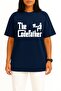 Oversized the Codefather - Computer Programmer Chest Printed Unisex T-Shirt - 2