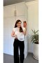 Large Sequined Padded Athlete Blouse White - 2