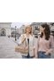 Beige Gold Ring Detailed Women's Ring Shoulder Bag |   Beige T8314 - 2