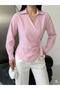 Women's Striped Side Tie Shirt