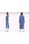 Long Thin Knitwear Cardigan Straight Cut Seasonal Loose Cardigan with Slit Detail - 2