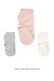 Soft Practical Combed Cotton Swaddle Swaddle in Salmon Color 100% Cotton - 6