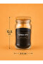 12-Piece Wooden Vacuum Lid 500 ml Tube Jar Mega Size Spice Container with Label Gift - 2