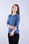 1416-Y Elbow Sleeve Straight Blouse - 3