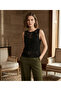 Women's Black & White Color Options Crochet Blouse - 5