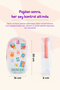 Transparent Pvc Sequin Collection Printed Wet Bikini Bag - 3