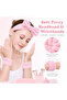 52Pcs Makeup Tool Set with Brushes, Sponges, Puffs, Headband, Eyelash Curler Travel Brush Set - 2