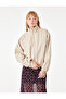 Gabardine Stitching Detailed Long Sleeve Stand Collar Jacket with Zipper Pockets - 2