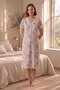 Angelique Bamboo Short Sleeve Summer Women Nightgown 22501 - 2
