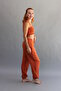 Elastic Leg Muslin Trousers - 3