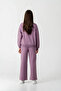 8-12 Years Berceste Soft Girls' Set-Purple - 2
