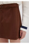 Faux Suede Brown Mini Skirt 1310782-70241 - 6